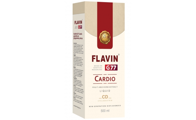 Flavin G77 Cardio 500ml hỗ trợ tim mạch và gan